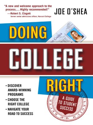 cover image of Doing College Right